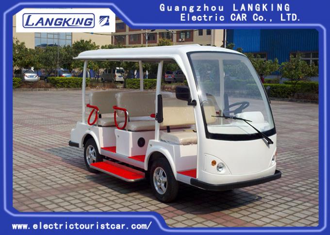 Transporte eléctrico con pilas de visita turístico de excursión Bus8 Seaters del coche de la lanzadera para el turista 0