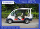 Sistema eléctrico blanco de los vehículos 48V DC de la patrulla de seguridad con el pequeño coche de visita turístico de excursión superior luz/4 de Seater proveedor