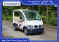 Sistema eléctrico blanco de los vehículos 48V DC de la patrulla de seguridad con el pequeño coche de visita turístico de excursión superior luz/4 de Seater proveedor