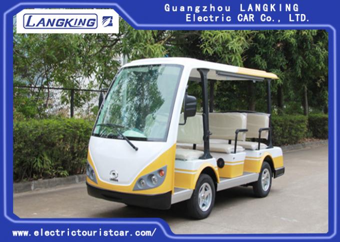Bus turístico de visita turístico de excursión eléctrico blanco de China del autobús del carro de golf de /Yellow 8 Seater mini 0