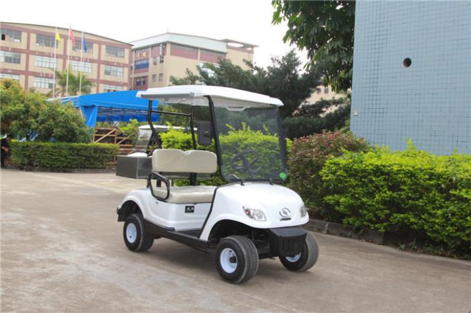 2 mini carros de golf eléctricos de la persona con la luz/motorizaron el cochecillo del golf con la caja del cargo 0