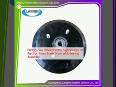 Fabrica de cuatro ruedas eléctricas para automóviles de turismo para tambor del freno delantero con montaje de rodamientos