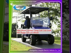 Nuevo eléctrico chino Club de golf barata Pequeño Mini Buggy Car Car Car Vehicle