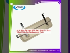 8-14 asientos respaldo con casquillo trasero para auto club de cuatro ruedas piezas de repuesto