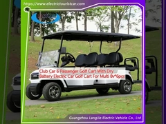 Club Car 6 Carro de Golf de Pasajeros con Batería Seca Carro Eléctrico Carro de Golf para Multi 8v * 6pcs