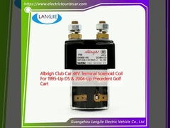 Albrigh Club Car 48V Terminal Solenoide bobina para 1995-hasta DS y 2004-hasta el coche de golf anterior