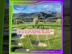 Club Car DS Ventilador transparente 1982-2000 Nuevo Golf Cart Acrílico Ventilador de placa recta