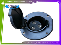 Conector de carga circular negro para autobuses turísticos EAGLE