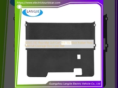 EZGO TXT Tapete de piso de carro de golf Anti resbalón Tapete de suelo de goma negra de cobertura completa Tapete de revestimiento de piso