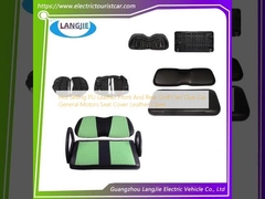 Venta caliente de cuero de PU delantero y trasero Golf Cart Club Car General Motors tapa de asiento tapa de cuero