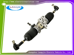 Componente del carrito de golf EZGO RXV con el marco de la caja de engranajes de dirección