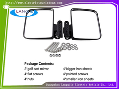 Espejo retrovisor plegable para vehículos eléctricos de turismo y patrullaje