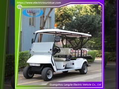 Resort Electric Utility Golf Cart 2 asientos + 1 cama Coche eléctrico con luz superior para el aeropuerto