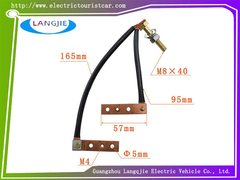 El cable de cobre del cepillo de carbono del motor eléctrico se utiliza para el carrito de golf EZGO y los componentes del carrito de turismo