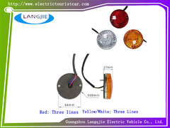 Vehículos de turismo y patrullaje eléctricos de Marshell con luces traseras LED de 8 cm