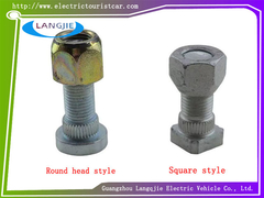 Dos Tuercas de Neumático EZGO Opcionales Antirrotura y Antideslizantes, Componentes para Carrito de Golf