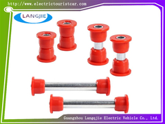 Gancho y bucle de suspensión de revestimiento de placa de acero delantera y trasera para Club Car, adecuado para carros de golf