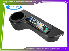 Apoyabrazos trasero para carrito de golf con portavasos y soporte para teléfono