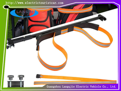 Asiento trasero ajustable para carrito de golf eléctrico EZGO, soporte para palos