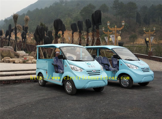 China Cochecillo eléctrico del golf del coche turístico eléctrico del pasajero del azul 5 para la patrulla de seguridad pública proveedor