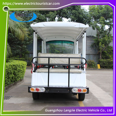 Un buen precio. 14 asientos Vehículos eléctricos de baja velocidad AC 72V 7.5KW Carro de golf eléctrico de 4 ruedas para autos de complejo en línea
