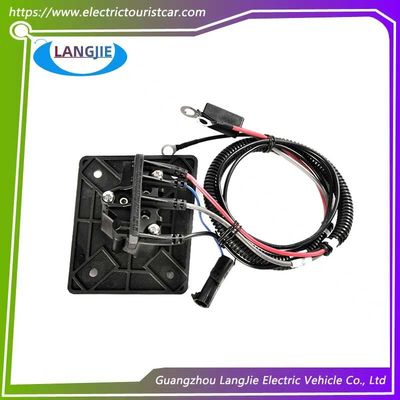 Un buen precio. Ezgo Nuevo coche de patrulla Carro de golf Conector de carga negro en línea