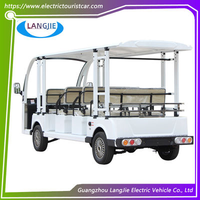 Un buen precio. 11 asientos Vehículos eléctricos de baja velocidad 72V 7.5KW Mini coche de turismo eléctrico para el coche de resort en línea