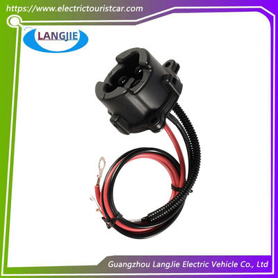 Un buen precio. Carro de golf enchufe eléctrico de corriente continua 48V Yamaha negro conector de cable de carga circular en línea