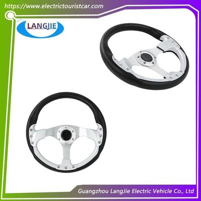 Un buen precio. EZGO Volante de marco negro fijo modificado para componentes de carros de golf en línea