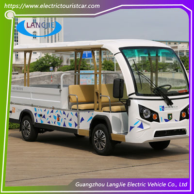 Un buen precio. Coche de patrulla eléctrico de color blanco 7.5kW DAC motor impulsado por batería con una furgoneta de carga cerrada en línea