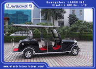 Safety Six Seater Pure Electric Shuttle Bus For Reception 4KW DC Motor