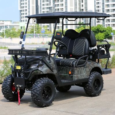 Un buen precio. 4-Seat Electric Golf Cart With 14-Inch Off-Road Tires Q235 High-Strength Chassis And 10-Inch Multimedia Screen en línea