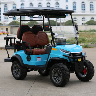 Un buen precio. 4 Seats Electric Golf Cart With Camouflage Color Aluminium Frame And Hydraulic Brake For Tourist Areas en línea