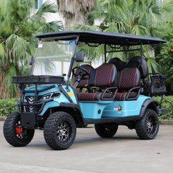 Un buen precio. Luxury 6 Seater Electric Golf Cart with 72V/48V Lithium Battery 40km/h Max Speed and 80km Range en línea