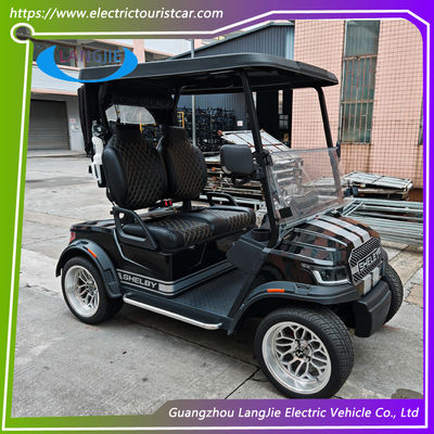 Un buen precio. 2 Seaters Electric Golf Cart with Power-Assisted Steering Double Swing Arm Suspension and Foldable Windshield en línea