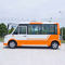 Forme los carros blancos anaranjados de la compañia de electricidad, autobús eléctrico de la ciudad 30km/H para el parque proveedor