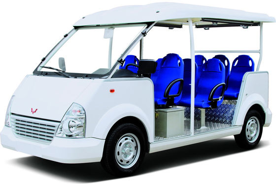 Diseño de seguridad lindo 8 asientos coche eléctrico utilizado en el parque de la fábrica de alto rendimiento