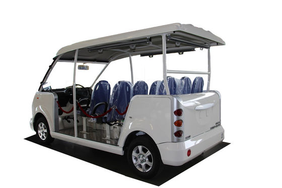 Diseño de seguridad lindo 8 asientos coche eléctrico utilizado en el parque de la fábrica de alto rendimiento