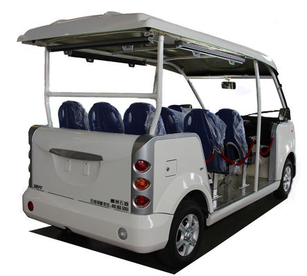 Diseño de seguridad lindo 8 asientos coche eléctrico utilizado en el parque de la fábrica de alto rendimiento