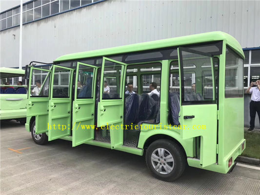 Autobús de visita turístico de excursión eléctrico de 18 asientos, servicio de autobús de escuela con las puertas 30 kilómetros por hora