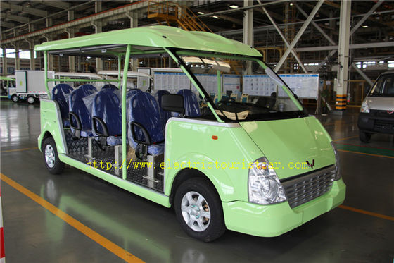 Los 11 asientos espaciosos ponen verde alto rendimiento de la lanzadera del coche de los vehículos eléctricos del centro turístico