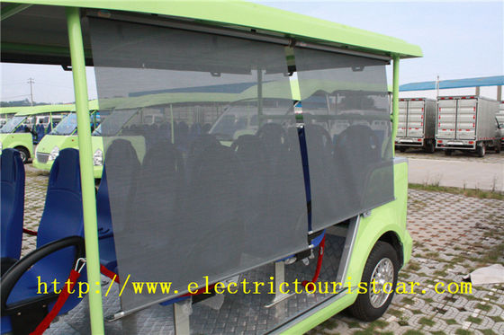 Servicio de autobús de la gasolina turística eléctrica del coche del patio pequeño con el parabrisas del tejado