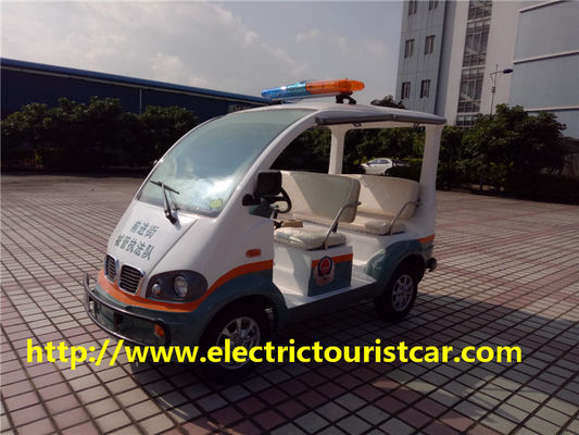 El coche patrulla eléctrico /Golf carts cuatro el motor suave de Seat 48V/3KW DC de los pasajeros para el aeropuerto/la escuela