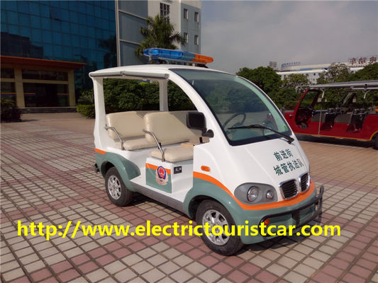 El coche patrulla eléctrico /Golf carts cuatro el motor suave de Seat 48V/3KW DC de los pasajeros para el aeropuerto/la escuela