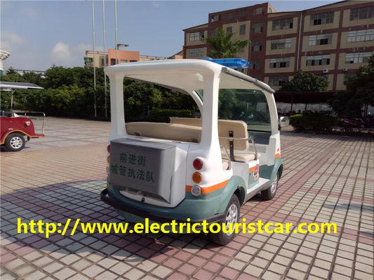 El coche patrulla eléctrico /Golf carts cuatro el motor suave de Seat 48V/3KW DC de los pasajeros para el aeropuerto/la escuela
