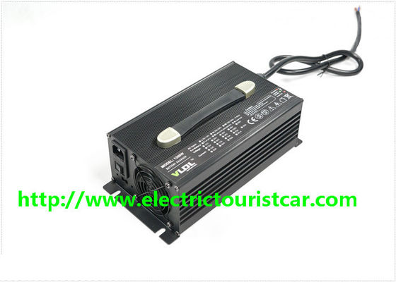 Cargador de batería clásico de coche eléctrico de la vivienda negra 48V 25A 260*150*90 milímetro