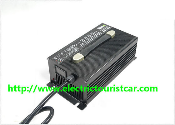 Cargador de batería clásico de coche eléctrico de la vivienda negra 48V 25A 260*150*90 milímetro