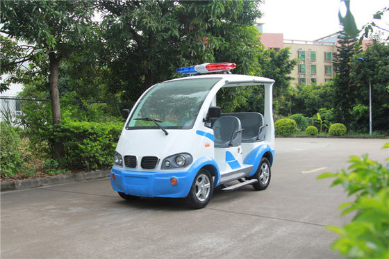 Coche eléctrico azul/blanco del golf con los asientos del vidrio de fibra de Toplight 4 para el centro turístico