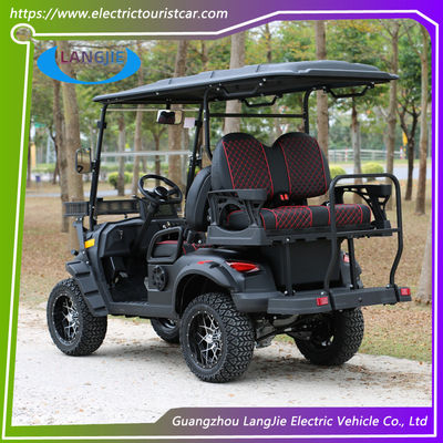 Carritos de golf eléctricos de 4 plazas con alta capacidad de escalada Carritos de golf de batería de 48 V para campos de golf