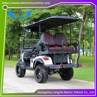 48 voltios 4 asientos Golf eléctrico Buggy Club coche de golf con parabrisas PC